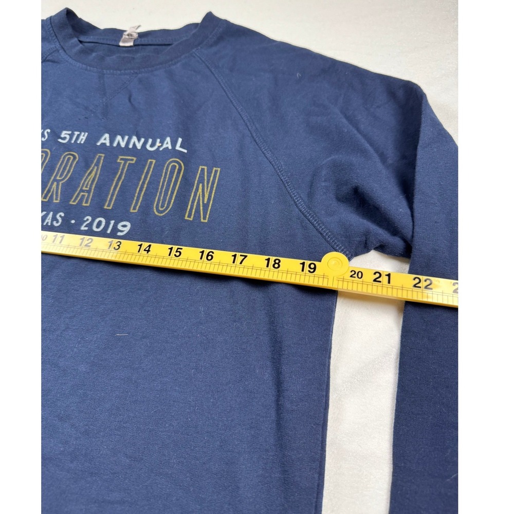 Magnolia 5th Annual Silobration 2019 Sweatshirt RARE Next Level Navy Blue Medium - Picture 6 of 6